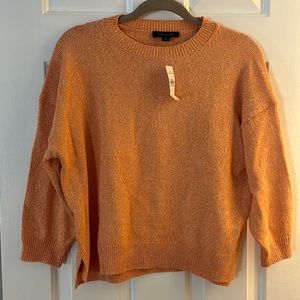 NWT! Ann Taylor Orange Crew neck Sweater, size medium